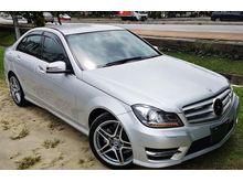 2013 MERCEDES BENZ C180 1.8 CGI AMG UNREG JAPAN SPEC SELLING PRICE ( RM 125,000.00 NEGO) BODY COLOR - SKY SILVER ( 4159 )