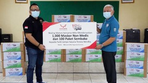 Komunitas Wuling Almaz Bantu Para Lansia di Masa New Normal