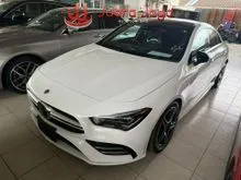 2021 Mercedes-Benz AMG CLA35 2.0 4MATIC Premium Plus Coupe MOST CHEAPEST IN JB (Fast Loan Approval , No Hidden Fee )