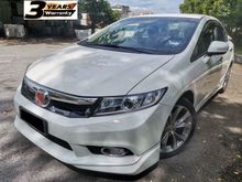 2013 Honda Civic 2.0 Navi i-VTEC Sedan / 3 YEARS WARRANTY UNLIMITED MILEAGE / ELECTRONIC CONTROL & LEATHER SEAT / PADDLE SHIFT / NAVI / REVERSE CAM /