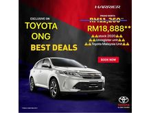 2020 Toyota Harrier 2.0 Luxury SUV Promotion 18,888**