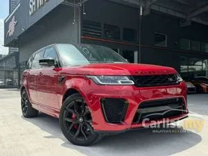 2020 Land Rover Range Rover Sport 5.0 SVR SUV RECON UK SPEC RED EXTERIOR AND INTERIOR SUNROOF MERIDIAN SOUND TIP TOP CONDITION ORIGINAL MILEAGE