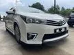 Used 2016 Toyota Corolla Altis 1.8 G Facelift Jb Use Toyota Service - Cars for sale