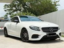 2017 Mercedes-Benz E300 2.0 AMG Line Coupe Burmester/Sunroof/360 Camera