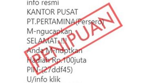 Waspadai Penipuan yang Mengatasnamakan Pertamina