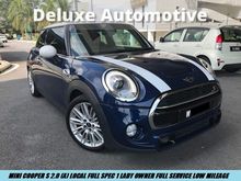 2016 MINI 2.0 Cooper S Local Full Spec Full Service Record Low Mileage LOCAL SPEC 50KM ONLY