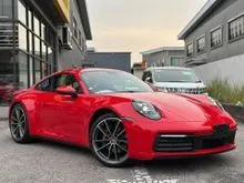 2020 PORSCHE 911 ( 992 ) CARRERA 3.0 RWD , READYSTOCK , PDLS HEADLIGHTS , PASM , 360 SURROUND CAMERA , SPORT CHRONO PACKAGE , PORSCHE PRE-OWNED JAPAN
