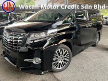 2017 Toyota Alphard 2.5 SC UNREG Full ALPINE System Twin Sunroof Pre-Collision Sensor Pilot Seat 360 Surround Camera Local KL AP 2.2x Interest Rates