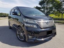 Toyota Vellfire 3.5 (A) Z G Edition MPV 2 POWER DOOR / POWER BOOT / PILOT SEAT / ROOF MONITOR