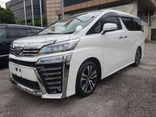 2019 TOYOTA VELLFIRE 2.5 ZG, TWIN SUNROOF, 3 LED HEADLAMP, SEQUENTIAL BLINKER, UNREG