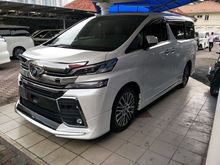 2016 Toyota Vellfire 2.5 ZG MAXIMUM SPEC JBL 4CAMERA SUNROOF