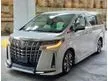 Recon 2020 Toyota Alphard 2.5 G S C Package MPV SC 28+KM FULL TRD LED BODYKIT PREMIUM JBL SOUND 4 CAMERA ANDROID AUTO APPLE PLAY SAFETY+ PCS BSM UNREGISTER