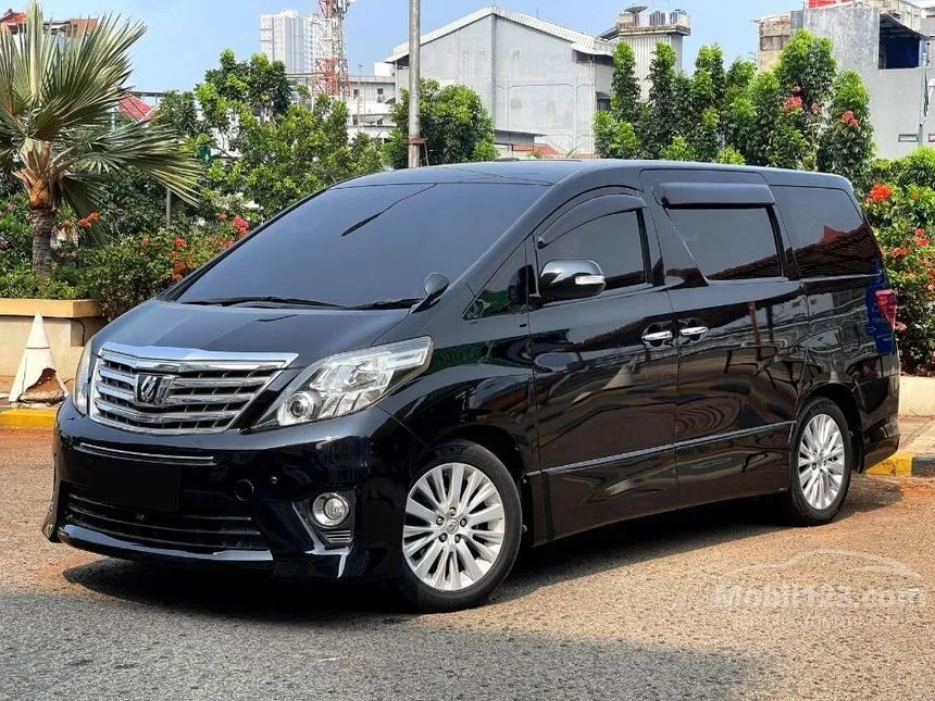 Jual Mobil Toyota Alphard 2012 S 2.4 di DKI Jakarta Automatic MPV Hitam Rp 275.000.000