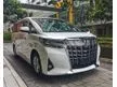 Recon 2020 Toyota Alphard 2.5 X PACKAGE 3BA BEIGE COLOUR 8SESTERS FAMILY MPV CALL FOR VIEW CAR NOW