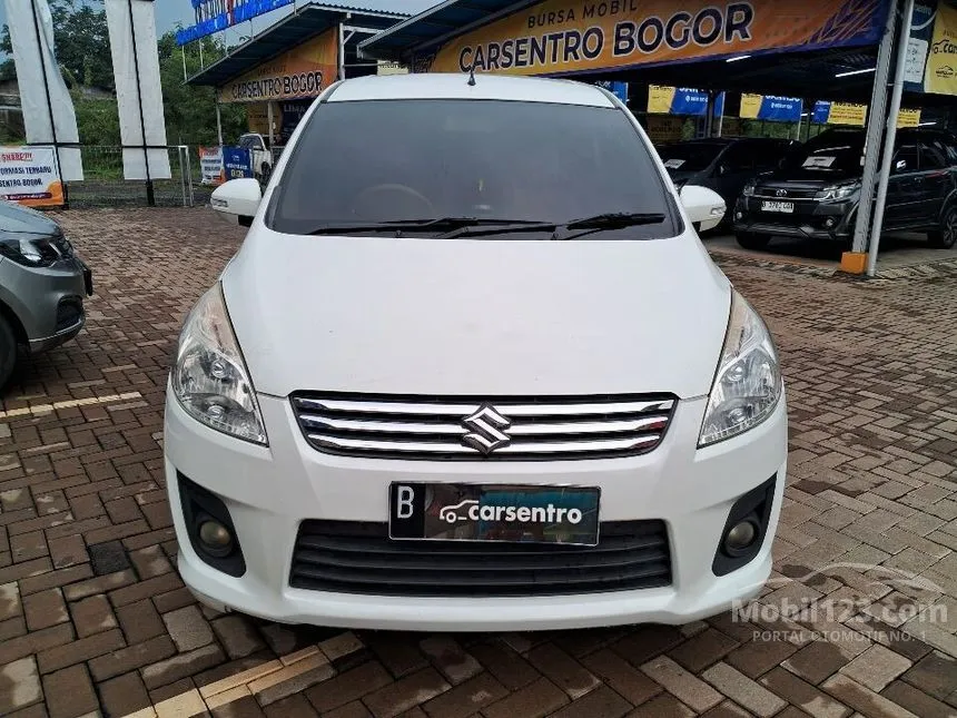 Jual Mobil Suzuki Ertiga 2014 GL 1.4 di Jawa Barat Automatic MPV Putih Rp 128.000.000