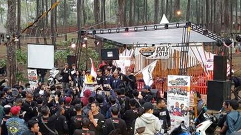 Jurnalis Otomotif Nasional Touring Maxi Yamaha ke Bandung