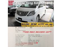 (ACTUAL YR MADE 2OO8)(GST INCLU)(FULL SPEC)(REG 2O1O)(S-ROOF)(P-BOOT)(THEATER)(LOW MILE)(1 OWNER)(KL CHERAS AREA) TOYOTA ALPHARD 3.5 GL MPV