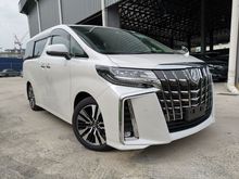 2019 Toyota Alphard 2.5 SC SUNROOF ANDROID BSM DIM WHITE OFFER SALES UNREG