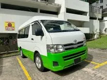 2012 Toyota Hiace 2.5 Window Van Van