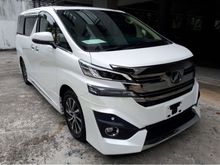2016 Toyota Vellfire 3.5 VL Full Spec Like New Unreg