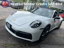 Porsche 911 992 3.0 JAPAN 5A 4K KM SPORT PANORAMIC ROOF 4 CAMERA KEYLESS 2021 UNREG JAPAN LIKE NEW CAR FREE TINTED COATING WARRANTY