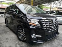 2016 Toyota Alphard 2.5 SC PILOT SEAT JBL 360 CAMERA 5 YEAR WARRANTY