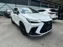 2023 Lexus NX 350 2.4 F Sport SUV - Panoramic Roof - Red & Black Interior