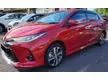 Used 2021 Toyota YARIS 1.5 A G FACELIFT W. AEROKIT (7 SPEED) (AT) (HATCHBACK) (GOOD CONDITION) CVT