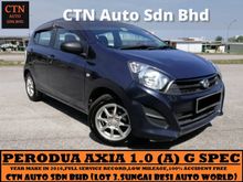 PERODUA AXIA 1.0 (A) G SPEC FULL SERVICE RECORD TIPTOP MYVI ALZA