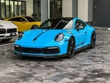 2019 Porsche 911 3.0 Carrera S 992 PDK Coupe Panoramic Roof Bose Sound Reverse Camera LED Daytime PDLS Plus Sport Chrono Paddle Shift IPE Exhaust