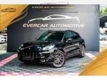 2016 Porsche Macan 2.0 Local Facelift F/Exhaust GTS PDLS+ Headlamp BOSE SportChrono AirSus RS Spyder S/Rim RevCam P/Boot Alcantara Roof 18Way ElecSeat