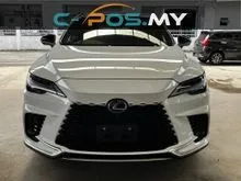 2023 Lexus RX 350 2.4 F Sport Handling SUV/Low Mileage/Panaromic ROOF/5A CONDITION