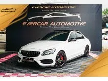 2018 Mercedes-Benz C250 2.0 AMG W205 Fully Convert C63 Bodykit Diffuser P/Start P/Boot P/Roof 360Cam AmbientLight Burmester 3D Tweeter F/ServRec 87K