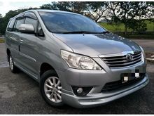 2012 Toyota Innova 2.0 G MPV (A) TIP TOP LIKE NEW