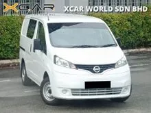 2022 NISSAN NV200 1.6 SEMI PANEL VAN (M) ** 3 YEARS WARRANTY ** & GUARANTEE No Accident/No Total Lost/No Flood & 5 Day Money back Guarantee*