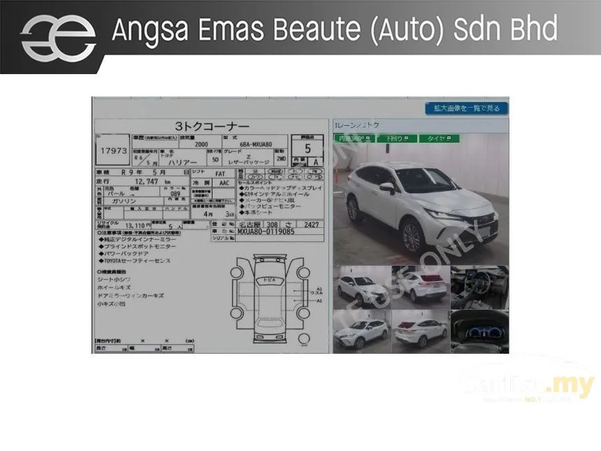 2024 Toyota Harrier Z SUV