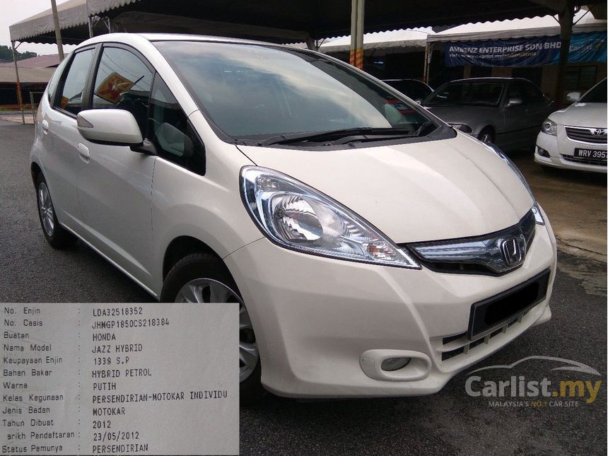 Honda Jazz 2012 Hybrid 13 In Selangor Automatic Hatchback White For