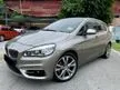 Used 2016 BMW 218i 1.5 Active Tourer Hatchback FOR FAMILY CAR 1 LADY OWNER WITH 2 TONE BROWN COLOR SEAT, POWER BOOT & REAR CAMERA WITH SENSOR - Cars for sale