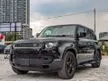 Recon JAMES BOND ALL BLACK 7 SEATERS 2020 LAND ROVER DEFENDER 110 P300 2.0 TURBO PETROL - Cars for sale