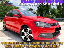 Volkswagen Polo 1.4 GTi FULL SPEC SUNROOF TARTAN SEAT ORI PAINT