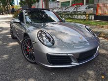 2016 Porsche 911 3.0 Carrera S Full Spec With PDLS Plus Headlamp,Sunroof,Sport Chrono,Sport Exhaust,PASM,Spyder Rims,PASM,GT Steering,10k Kilometer