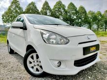 2013 Mitsubishi Mirage 1.2 GS Hatchback #HARGA SEKALI TUKAR NAMA #FULL SERVICE RECORD #ORI FULL SPEC #ONE QUALITY OWNER #ORI PAINT #FREE ACCIDENT