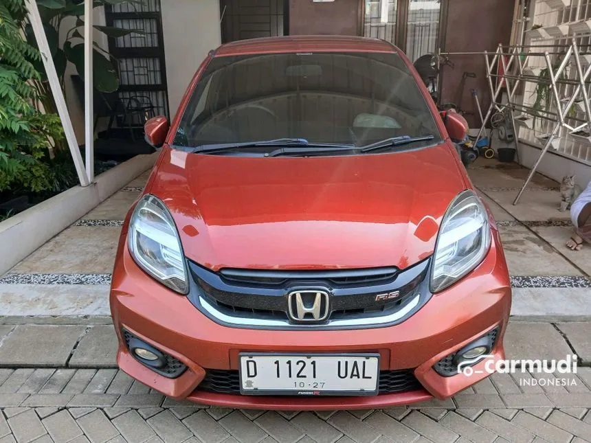 Jual Mobil Honda Brio 2017 RS 1.2 di Jawa Barat Automatic Hatchback Merah Rp 135.000.000