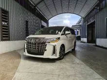 2023 Recon Toyota Alphard 2.5 G S C Package SC Pilot Seat Sun Moon Roof DIM BSM PCS LKA MPV With 8 Years Warranty