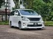 Used 2012 Toyota Vellfire 2.4 Z Platinum MPV FREE SERVICE FREE WARRANTY FREE TINTED FAST DELIVERY FAST LOAN APPROVAL 2011
