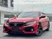 Recon 2020 Honda Civic 1.5 Auto FK7 Hatchbacks Unregistered Paddle Shift 17 Inch Original Wheel Reverse Camera Fabric Seat Manual Adjust Seat Dual Zone C