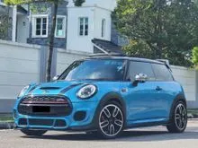 2018 Registered 2021 MINI John Cooper Works 3 Door 2.0 Turbo (A) F56 2 Door, Hatchback, Panoramic Roof High Spec 1 owner