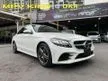 Recon [READY STOCK] 2018 MERCEDES BENZ C180 1.6 AMG LINE NEW FACELIFT / JAPAN SPEC / APPLE CARPLAY / BLACK INTERIOR / 2 MEMORY SEAT / UNREGISTERED - Cars for sale