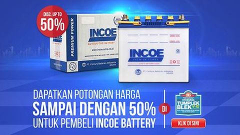 INCOE Battery Berikan Banyak Kejutan di Tumplek Blek Otomotif