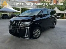 2019 Toyota Alphard 2.5 S 7 Seat Unregister Full Alpine BSM DIM 360 Surround Camera PCS LTA Local KL AP 5 Years Warranty
